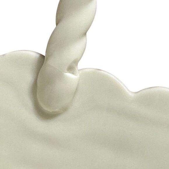 Lenox Porcelain Ivory Spring Garden Basket Blue Pink Floral 3D Butterfly Gold - Picture 7 of 8